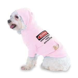  Warning German Wirehaired Pointer with an attitude Hooded 