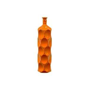  Sunset Orange Bella Ceramic Bottle