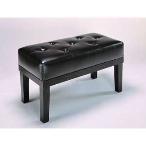  Bench with Bycast Leather Like Espresso By H.P.P