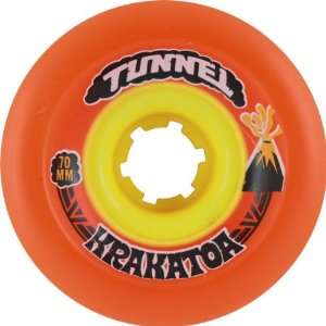  Tunnel Krakatoa Slide 70mm 78a Orange Skate Wheels Sports 