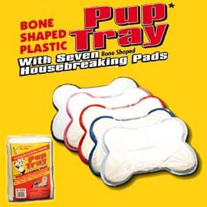  I Bones Flat Pup Tray with 7 Housebreaking Pads Kitchen 