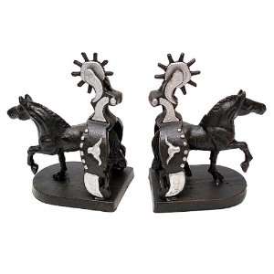  Cast Iron Horse & Spur Bookends: Everything Else
