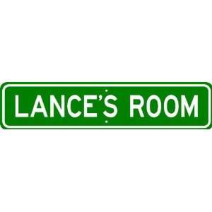  LANCE ROOM SIGN   Personalized Gift Boy or Girl, Aluminum 