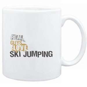    Mug White  Real guys love Ski Jumping  Sports