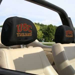 USC Trojans 2 Pack Headrest Covers 