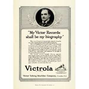  1922 Ad Victrola Record Victor Talking Machine Nipper 