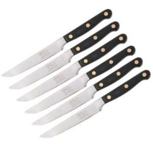   : Hen & Rooster Knives I009 6 Piece Steak Knife Set: Kitchen & Dining