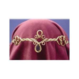  Antique Gold and Purple Adjustable Circlet Beauty