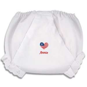  personalized petite patriot diaper cover: Baby