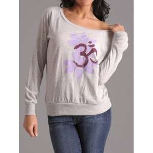  Aum Clothing Aum Flower Eco Slouch Pullover Sports 