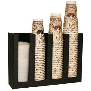 Coffee Organizer for Cups & Lids. This Handsome, 4 Column Holder Is 