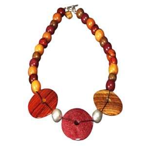  18 in. Exotic Wood Necklace   Madera Collection Style 14MX 