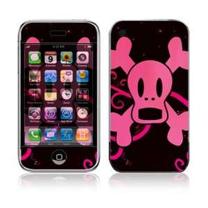  Apple iPhone 2G Vinyl Decal Sticker Skin   Pink Screaming 