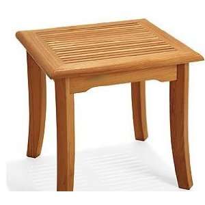  Grade A Teak Wood Square Side / End Table / Stool: Patio 