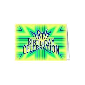    18th Birthday Party Invitation Bright Star Card Toys & Games