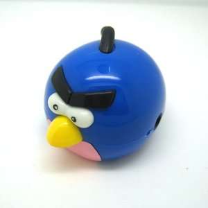 Angry Bird Cute Blue Bird Mini MP3 Player Supports 8GB Micro SD Card 