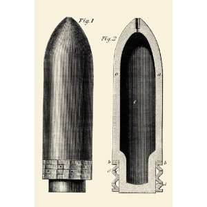    Exploding Artillery Shell for Breech Loaders