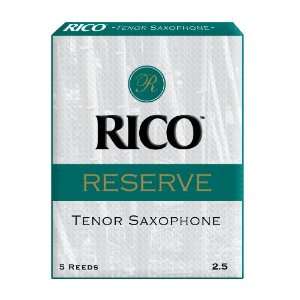   Reserve Tenor Sax Reeds, Strength 2.5, 5 pack Musical Instruments
