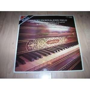   RICHARD BURNETT Mendelssohn/Field piano works LP: Richard Burnett