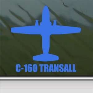  C 160 TRANSALL Blue Decal Military Soldier Window Blue 