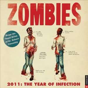 Zombies The Year of Infection 2011 Wall Calendar Office 