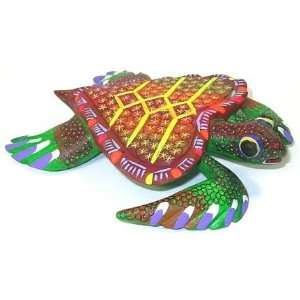  Turtle Oaxacan Wood Carving 6 Inch