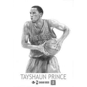 Tayshaun Prince Detroit Pistons 5x7 Unframed Print  Sports 