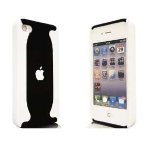  iPhone 4 Hard Case White and Black Flux (NOT SUITABLE for VERIZON 