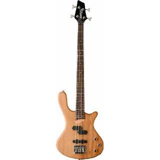   Natural Mahogany Bass Guitar with Deluxe Gigbag Musical Instruments