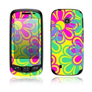    LG Cosmos Touch Decal Skin Sticker   Retro Flowers 