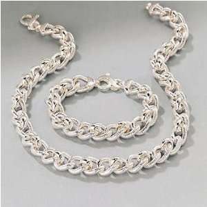  30 Sterling Silver Oval Link Necklace: Jewelry