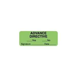  Advance Directive Label