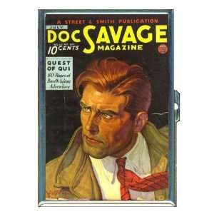Doc Savage 1935 Classic Pulp ID Holder, Cigarette Case or Wallet MADE 
