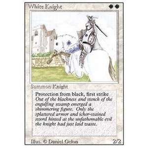    Magic the Gathering   White Knight   Revised Edition Toys & Games