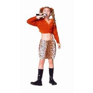  Rock Star   Orange Skirt   Child Small Costume Toys 