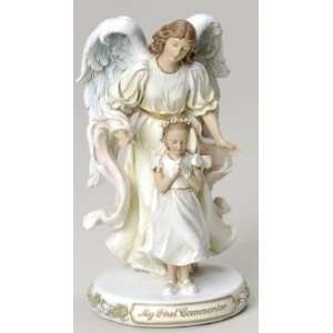  Roman, Inc. Angel Figure with Girl * Sacrament Catholic 