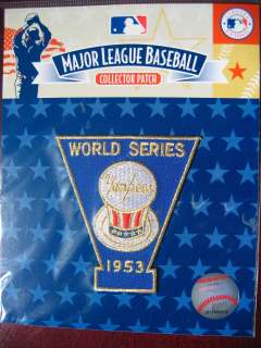 MLB New York Yankees 1953 World Series Champions Patch  