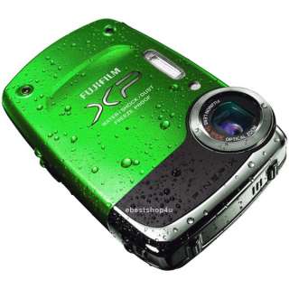 Fuji Finepix XP20 14MP 5 meter Waterproof HD Digital Camera Green 