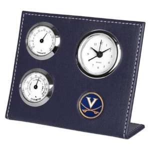  Virginia Cavaliers UVA NCAA Weather Station Desk Clock 