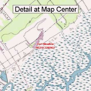   Map   Fort Moultrie, South Carolina (Folded/Waterproof): Sports