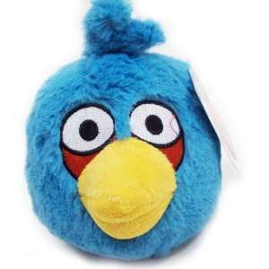  ANGRY BIRDS 6INCH PLUSH DOLL  BLUE 