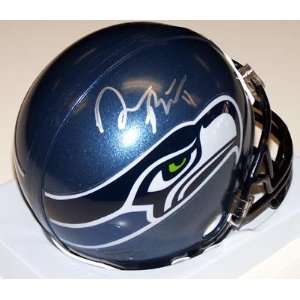  Deon Butler Autographed Seahawks Mini Helmet MCS COA 