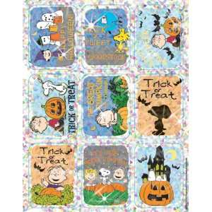   value Peanuts Halloween Sparkle Stickers By Eureka: Toys & Games