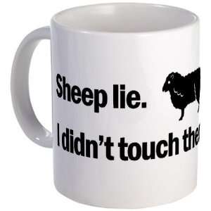  Sheep Lie   I never touched t Funny Mug by  