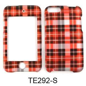  CELL PHONE CASE COVER FOR APPLE IPOD ITOUCH 2 TRANS RED 