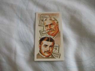 BROOKE BOND TEA CARDS:FAMOUS PEOPLE:BUY INDIVIDUALLY NOs 1   25 