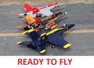   TO FLY F 18 Fighter Hornet RTF RC Electric JET Plane Brushless Air