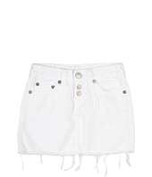 True Religion Kids Girls Summer Cut Off Skirt in Optic White (Toddler 