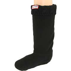 Hunter Kids Cable Cuff Welly Sock (Toddler/Youth)    