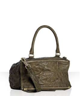 Givenchy olive sheepskin leather Petit Pandora shoulder bag 